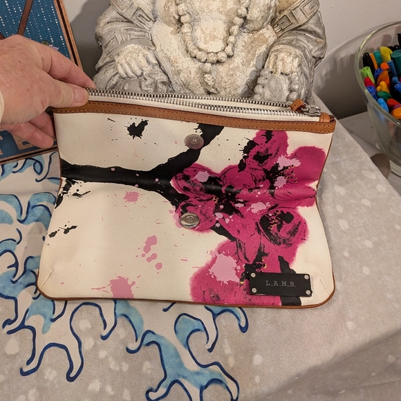 L.A.M.B. Floral Folding Clutch - Picture 2 of 15